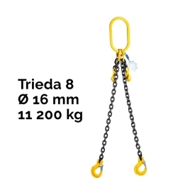 Dvoupramenný řetězový vazák, oko-2 hák,...